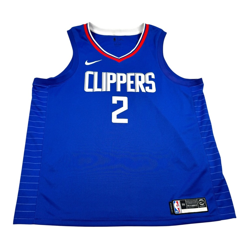 Los Angeles Clippers Jersey Mens 2XL Blue NBA Basketball Kawhi Leonard 2 Nike